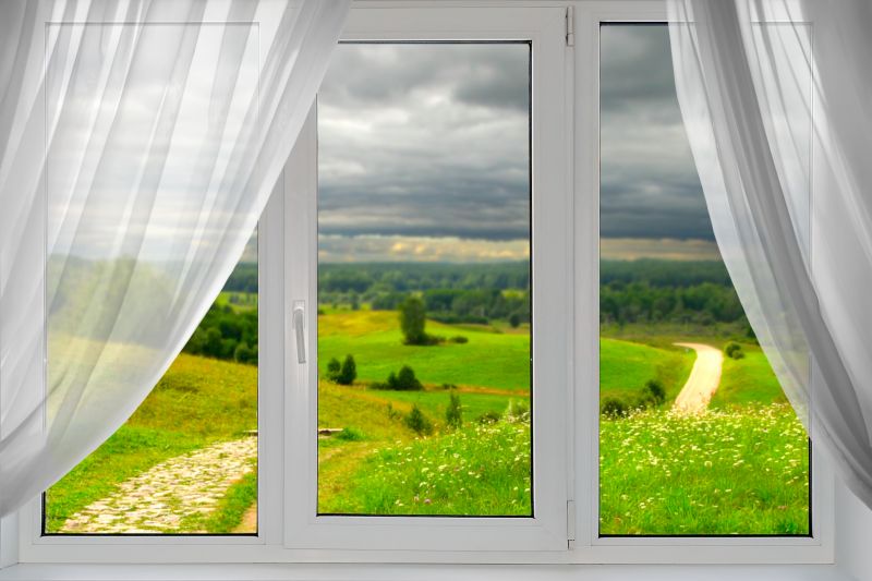 Picture Window Showcasing Mason City Scenery